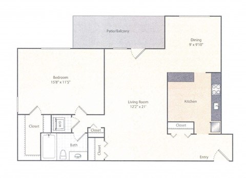 A1 Floor Plan at Amberleigh, Virginia